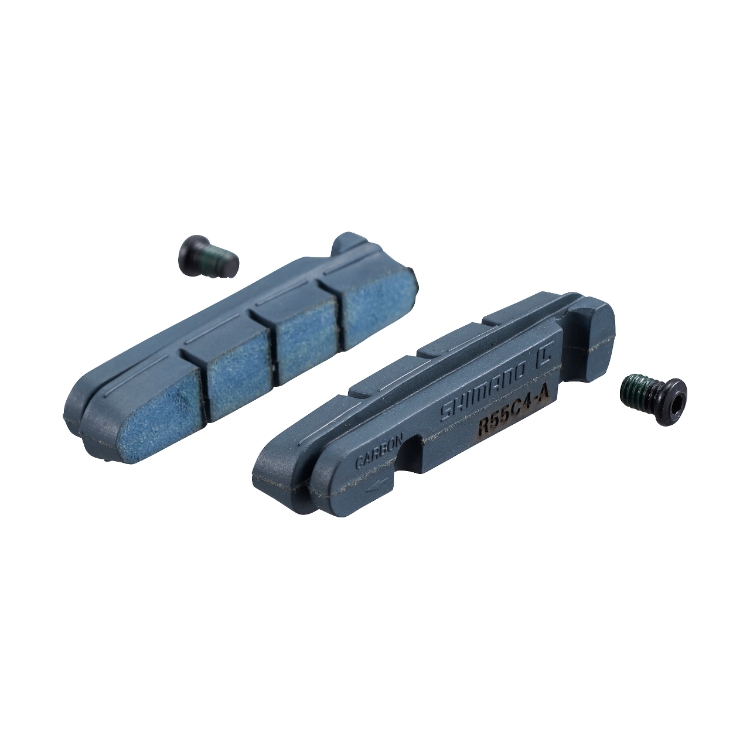 Patins de Freins SHIMANO Pour Roues CARBONE de type à cartouche et boulons de fixation R55C4 (2